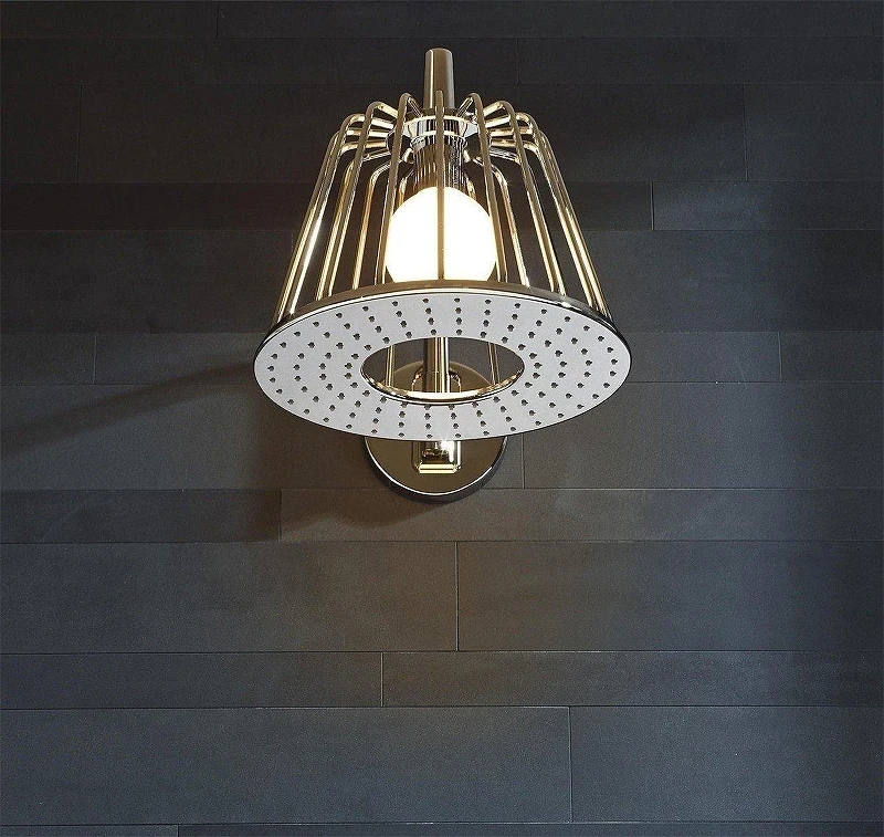 Верхний душ Axor by Nendo LampShower 26031990 цвет Полированное золото