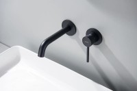 Смеситель для раковины Aquatek Европа AQ1313MB Черный матовый