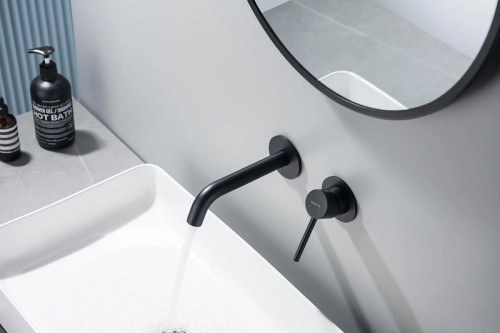 Смеситель для раковины Aquatek Европа AQ1313MB Черный матовый