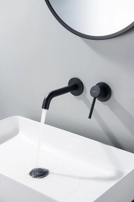 Смеситель для раковины Aquatek Европа AQ1313MB Черный матовый