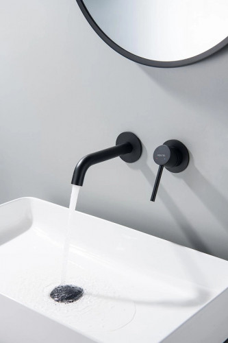 Смеситель для раковины Aquatek Европа AQ1313MB Черный матовый