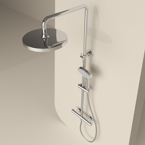 Душевая система Sancos Teo SC11001CH с термостатом цвет Хром