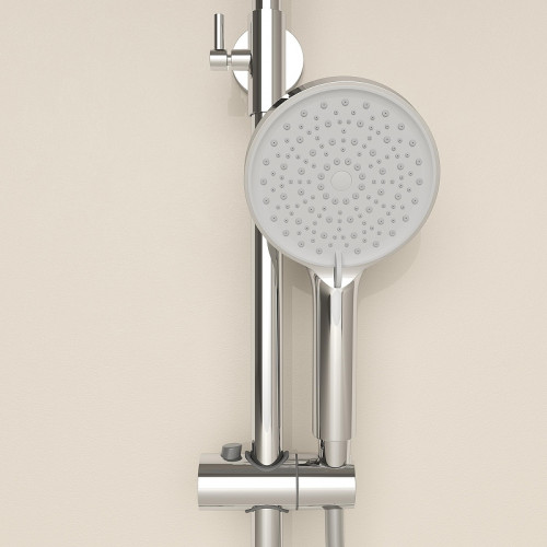 Душевая система Sancos Teo SC11001CH с термостатом цвет Хром