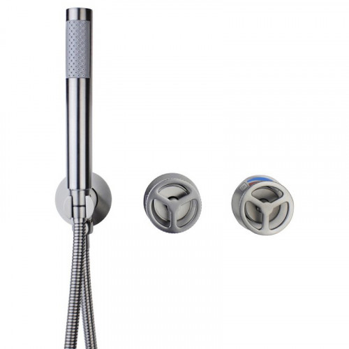 Душевая система Bronze de Luxe Liberty 5011GG-L Графит латунь встраиваемый