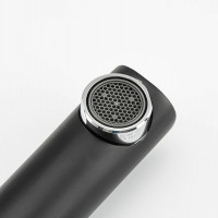 Смеситель на борт ванны Gappo G03-6 G1103-6 Черный матовый Хром