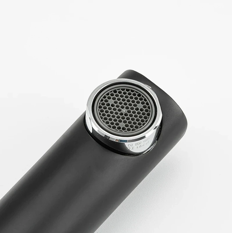 Смеситель на борт ванны Gappo G03-6 G1103-6 Черный матовый Хром
