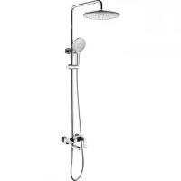 Душевая система Bravat RifflIe F6336370CP-A-RUS Хром латунь на стену