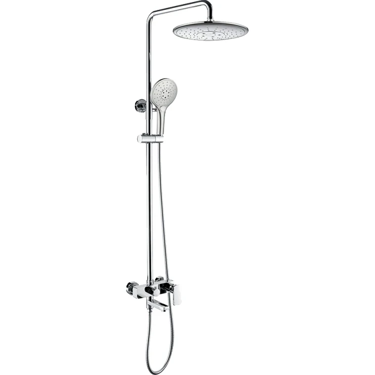 Душевая система Bravat RifflIe F6336370CP-A-RUS Хром латунь на стену