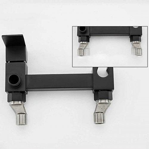 Гигиенический душ со смесителем Frap F7504-6 Черный матовый латунь на стену