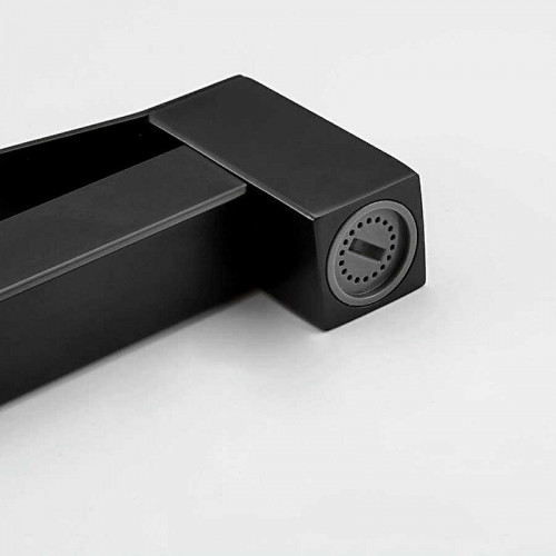 Гигиенический душ со смесителем Frap F7504-6 Черный матовый латунь на стену