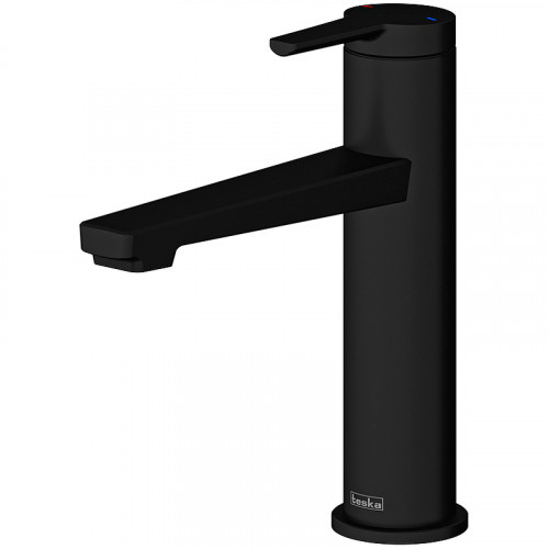 Смеситель для раковины Teska Liva Leo S E5414 Черный матовый латунь