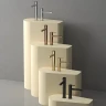 Смеситель для раковины Teska Liva Leo S E5414 Черный матовый латунь
