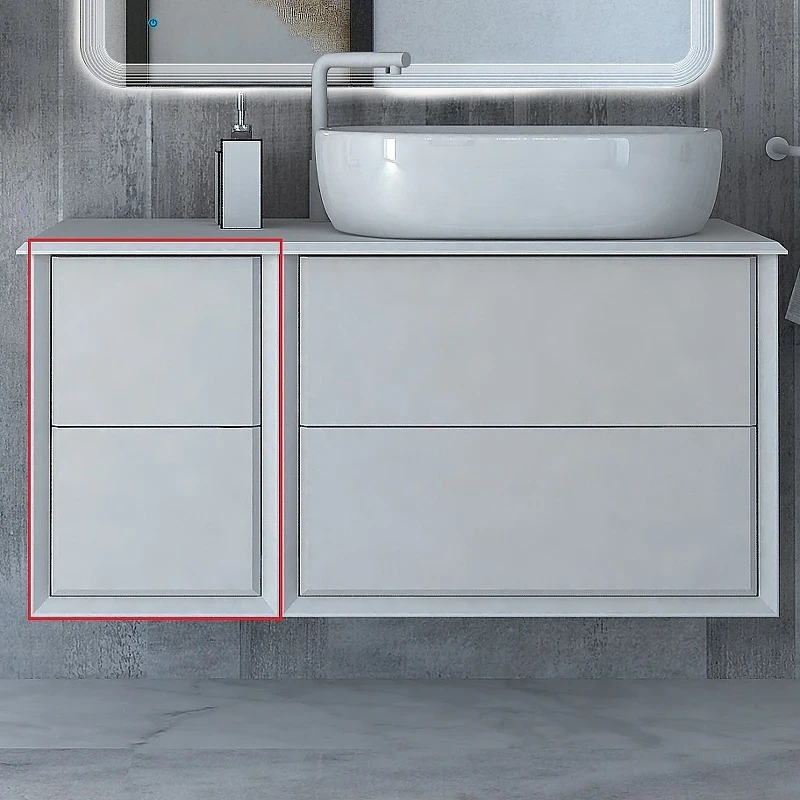 Тумба Cezares Bellagio 35 54717 подвесная Bianco Opaco МДФ / ЛДСП