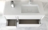 Тумба Cezares Bellagio 35 54717 подвесная Bianco Opaco МДФ / ЛДСП