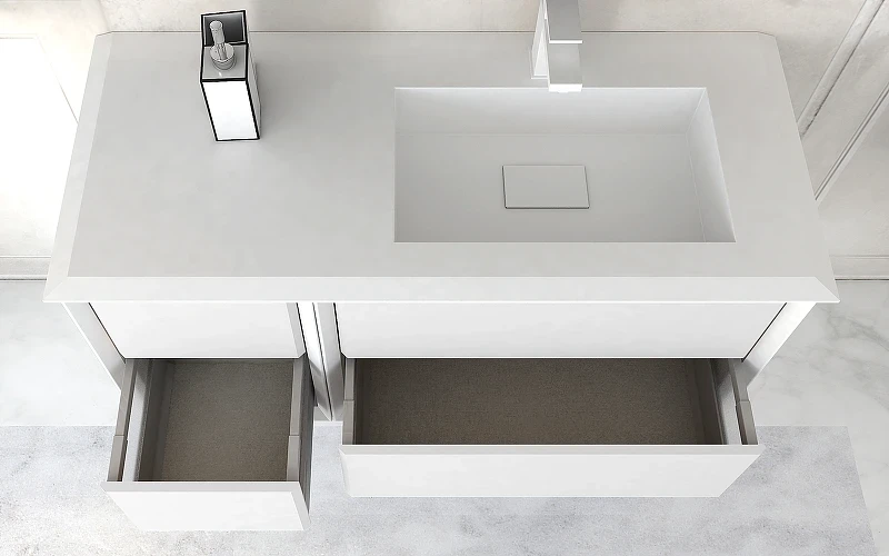 Тумба Cezares Bellagio 35 54717 подвесная Bianco Opaco МДФ / ЛДСП