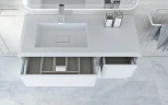 Тумба Cezares Bellagio 35 54717 подвесная Bianco Opaco МДФ / ЛДСП