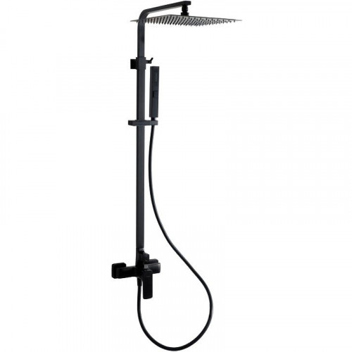 Душевая система Allen Brau Infinity 5.21012-31 Черная матовая латунь на стену