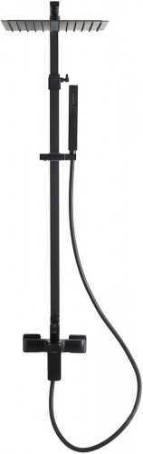 Душевая система Allen Brau Infinity 5.21012-31 Черная матовая латунь на стену
