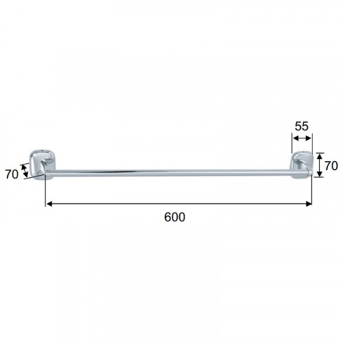 Полотенцедержатель Remer Suite SU30CR Хром