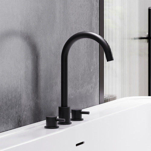 Смеситель для раковины Damixa Scandinavian Pure 360200300 Черный матовый латунь