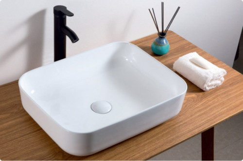 Раковина-чаша BelBagno 50 BB1304 Белая фаянс накладная