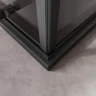 Душевой уголок Cezares Liner 90x90 L LINER-A-1-90-C-NERO-L профиль Черный матовый стекло прозрачное