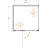 Душевой уголок Cezares Liner 90x90 L LINER-A-1-90-C-NERO-L профиль Черный матовый стекло прозрачное