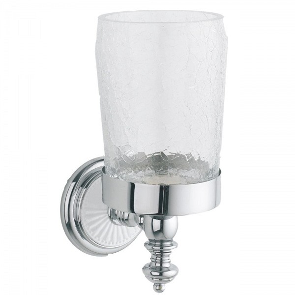 Стакан для зубных щеток Boheme Vogue Bianco 10134 Хром