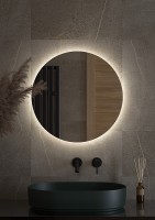 Зеркало Defesto Opti 60x60 DF 2843 с подсветкой 15W-4500К/Без выключателя/Нейтральный белый свет