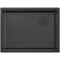 Кухонная мойка Paulmark Next-Skew 58 Uni PM885844-MBN Черная матовая нержавеющая сталь встраиваемый