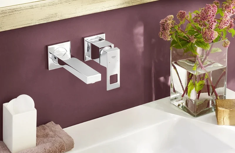 Смеситель для раковины Grohe Eurocube 19895000 Хром латунь встраиваемый