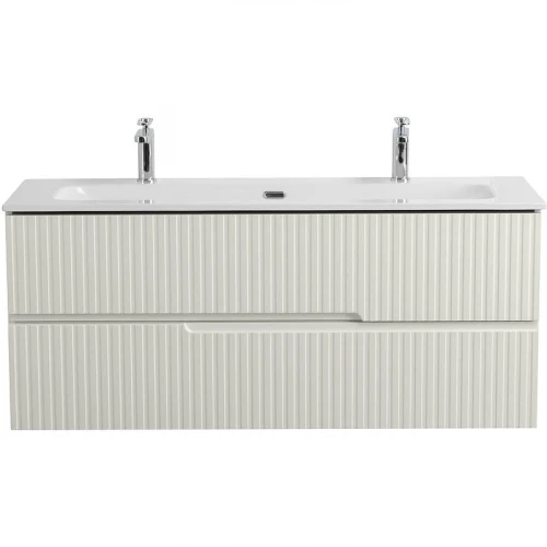 Тумба под раковину Cezares Duet-N 120 DUET-N-1200-2C-SO-AS-P подвесная Альпака брашированная МДФ / ЛДСП