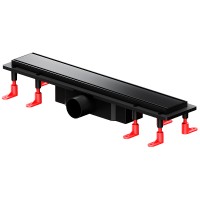 Душевой лоток AM.PM PrimeFlow 50 W02SC-U11-050-04BM с Черной матовой решеткой / под плитку Tile