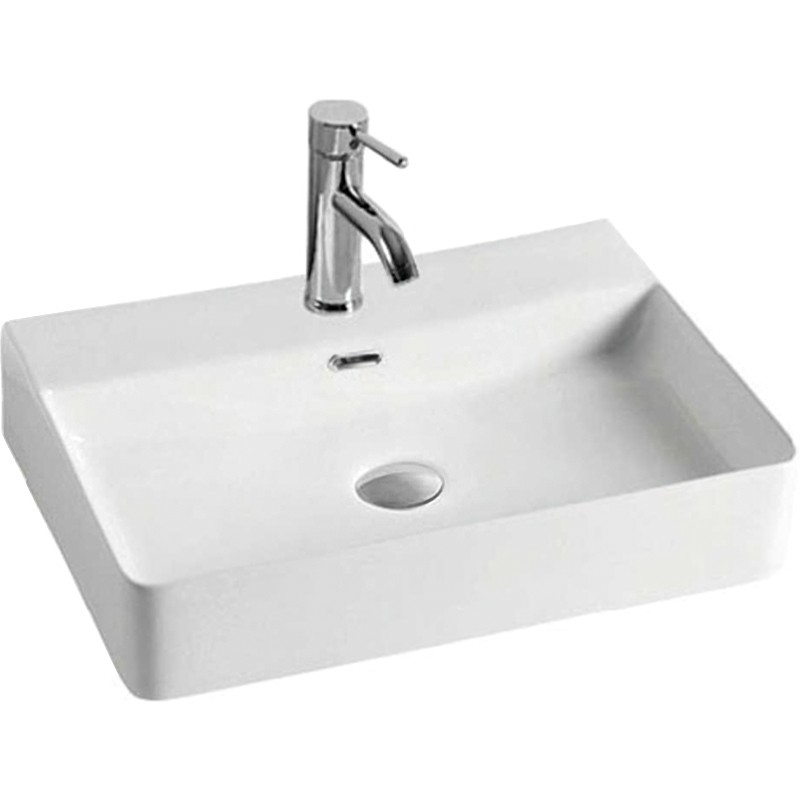 Раковина Vincea 60 VBS-303 Белая фарфор накладная