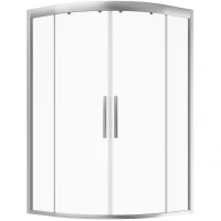 Душевой уголок AM.PM Gem W90G-401A090WT Профиль матовый хром, стекло прозрачное