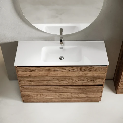 Тумба под раковину Sancos Libra Floor 120 LB120F-1ECH Дуб чарльстон МДФ / ЛДСП