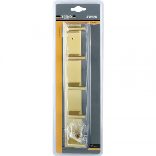 Вешалка для полотенец Fixsen Trend Gold FX-99005-5 Золото-сатин