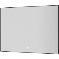 Зеркало Boheme Modern 100x70 543-100-GM с подсветкой Оружейная сталь с сенсорным выключателем и подогревом стекло