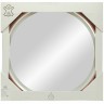 Зеркало Континент Millenium Brown D 500 ЗЛП95 с подсветкой с сенсорным выключателем на ремне из натуральной кожи стекло