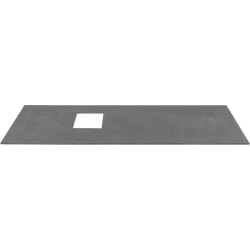 Столешница под раковину Allen Brau Infinity 120 L 1.21015.GR-S Графит структ искусственный камень (литьевой мрамор)