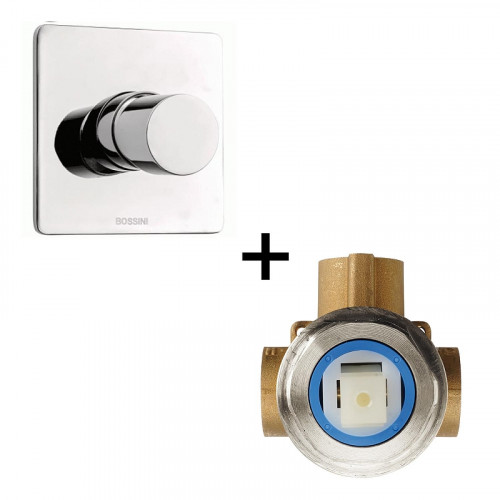 Смеситель для душа Bossini Cube Z00008.030+Z00007 цвет Хром