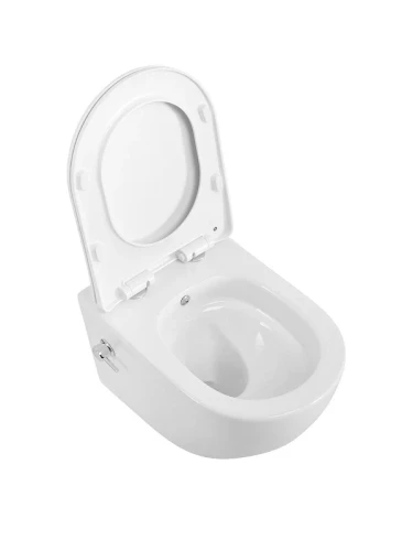 Унитаз подвесной BelBagno Marino BB7026CH-TOR-BS/SC цвет Белый с сиденьем Микролифт