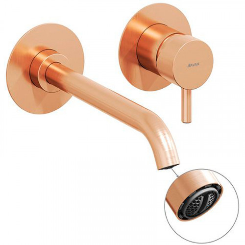 Смеситель для раковины Ravak Espirit ES 019.60RGB.O1 X070352 Розовое золото латунь встраиваемый