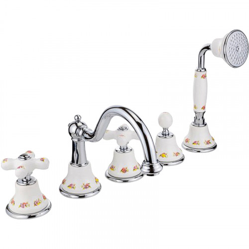 Смеситель на борт ванны Migliore Provance 19472 Хром латунь