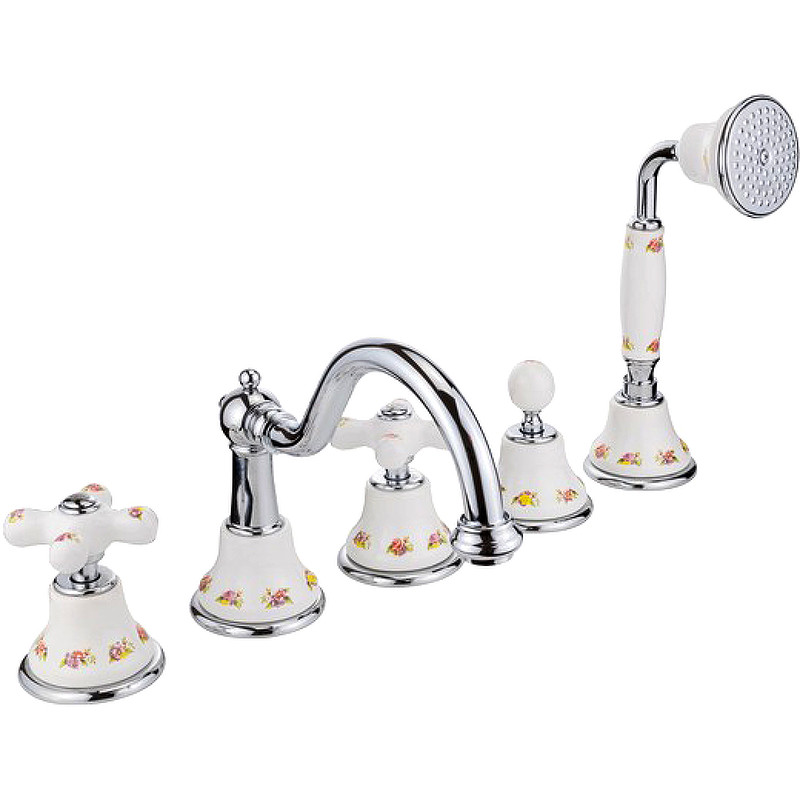 Смеситель на борт ванны Migliore Provance 19472 Хром латунь