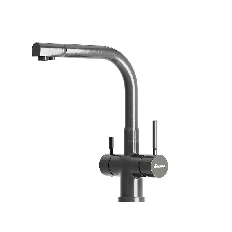 Смеситель для кухни Seaman Barcelone SSL-5383-GL цвет Светлая оружейная сталь