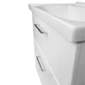 Тумба с раковиной Azario Ника 70 Н CS00106461 цвет Белый глянцевый