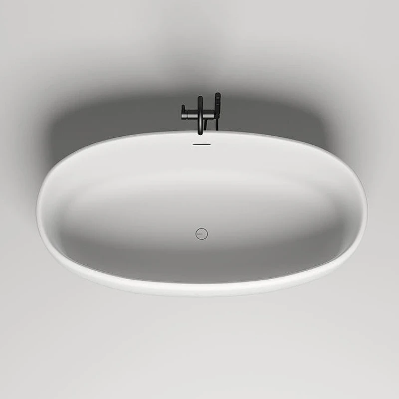 Ванна из искусственного камня Salini Luce 170х85 100121M Белая матовая