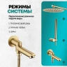 Душевая система Grocenberg GB5099MG-1 Золото матовое