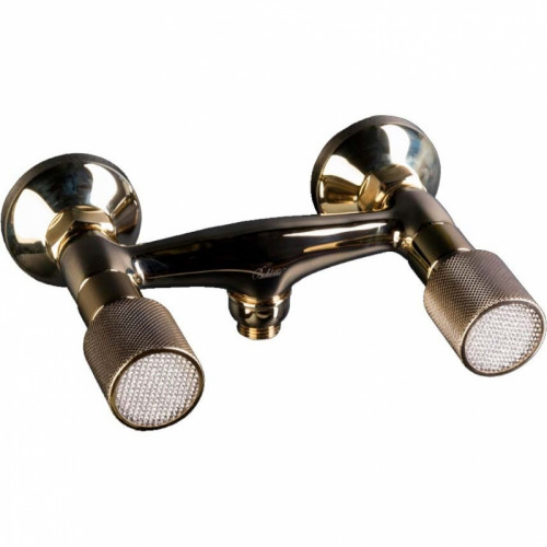 Смеситель для душа Boheme Royal Cristal 294-Royal/CRST Золото латунь на стену